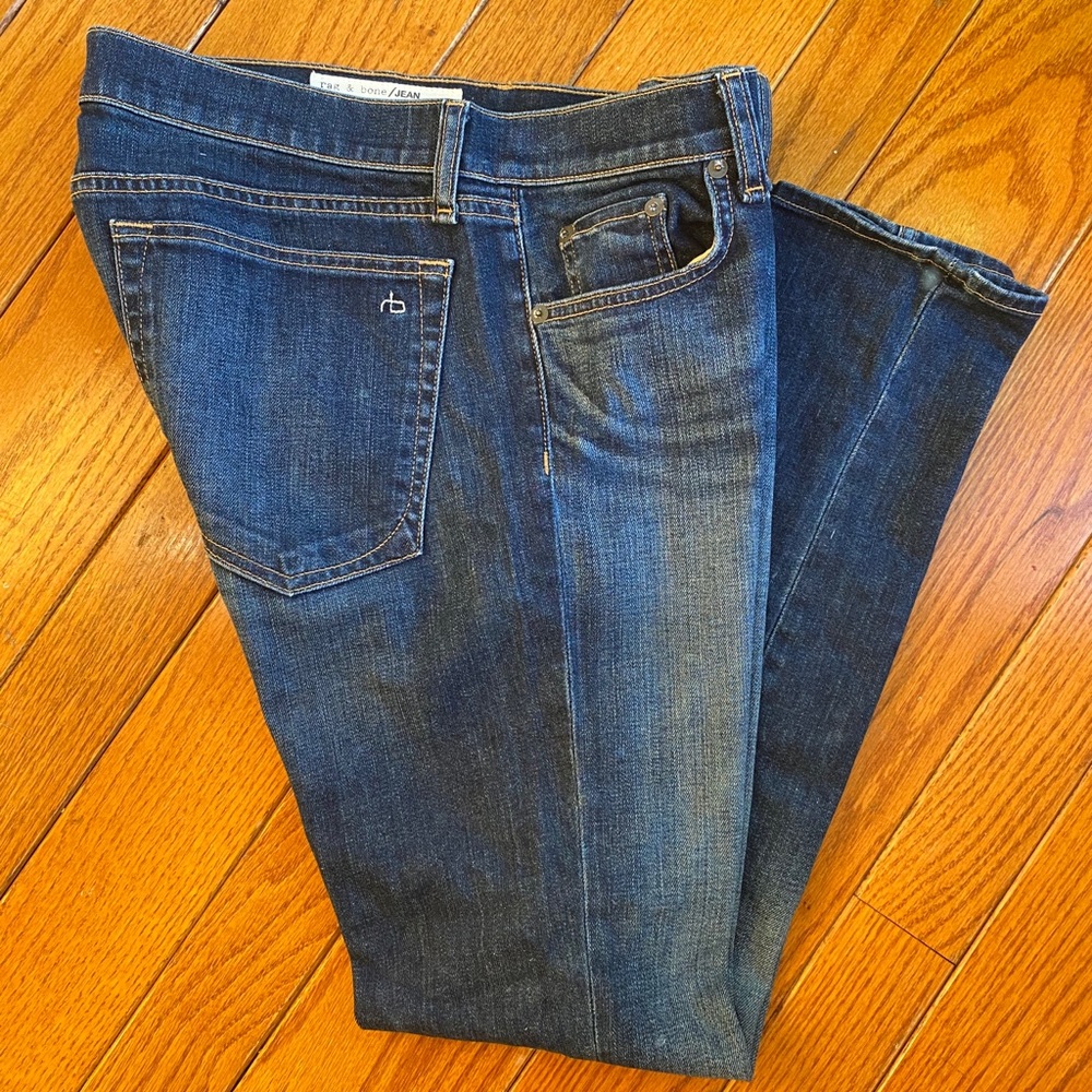 Rag & Bone Dre Slim-boyfriend Ankle Jeans, size 29